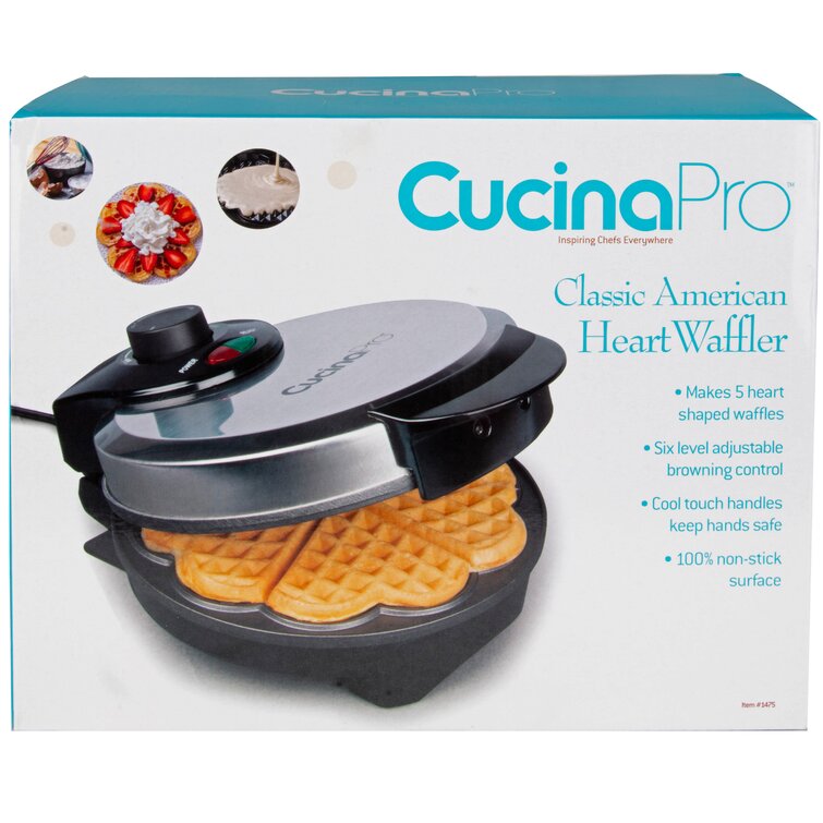 CucinaPro 7'' Heart Waffle Maker & Reviews - Wayfair Canada